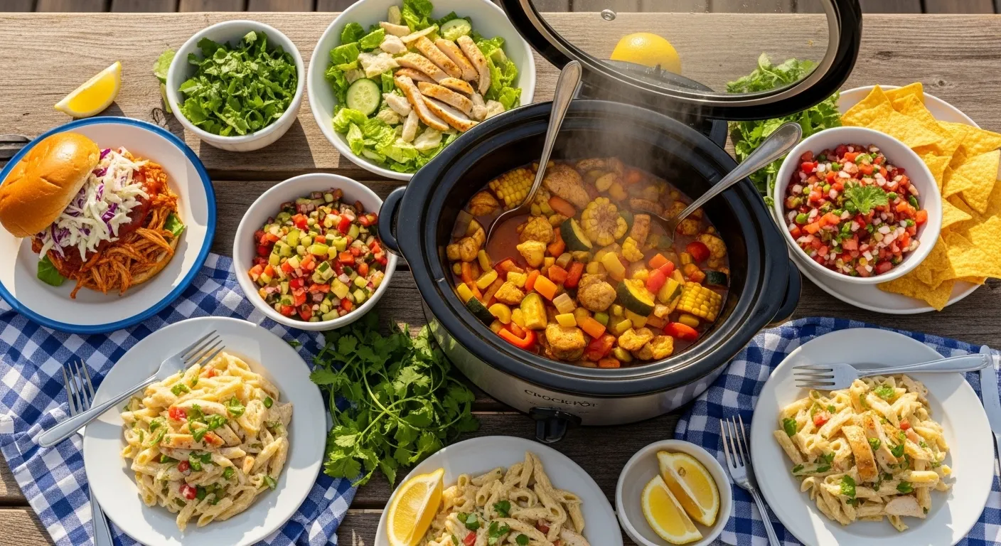 9 Crockpot Chicken Recipes for Easy Summer Meals