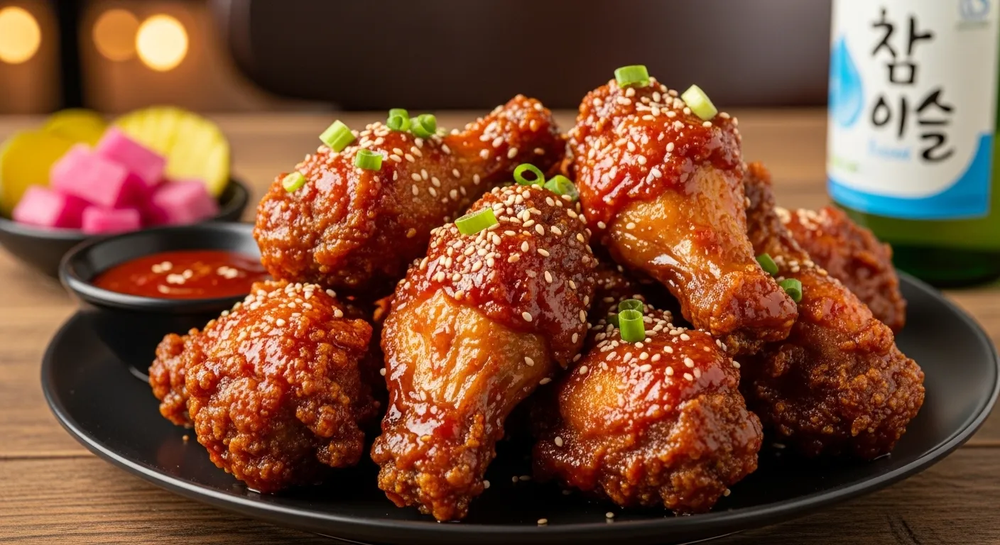 Crispy Korean Fried Chicken Wings in Air Fryer Recipe