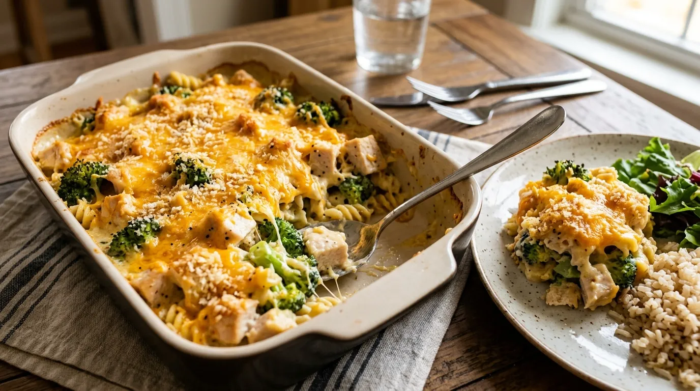 Chicken Broccoli Bake Easy Cheesy Casserole