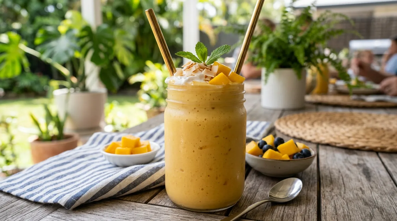 Creamy Mango Smoothie Recipe Easy & Refreshing