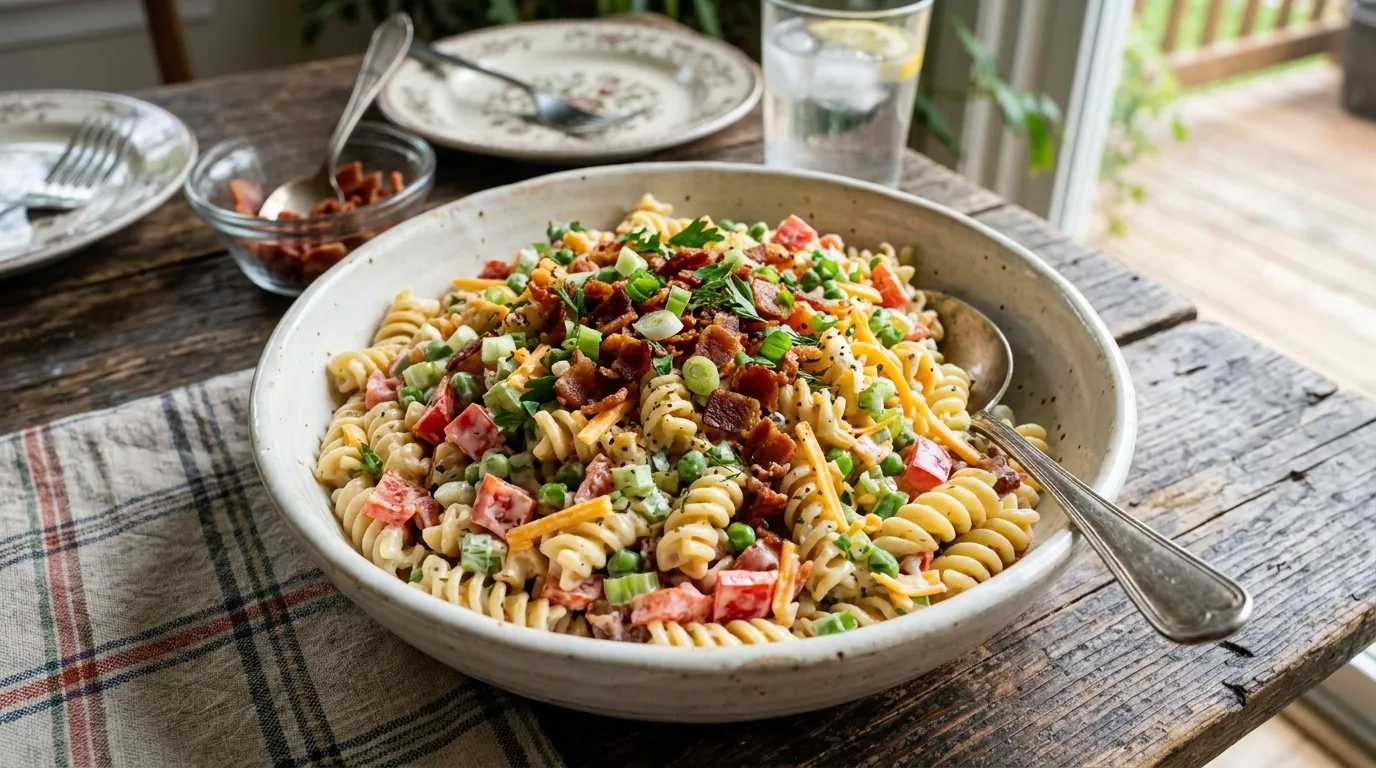 Bacon Ranch Pasta Salad
