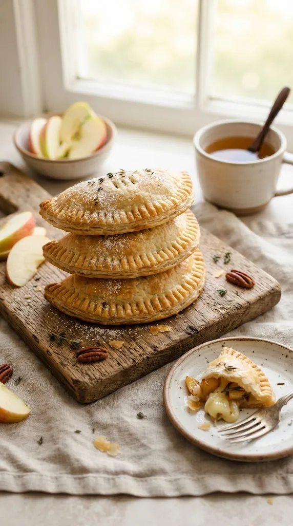Maple Pecan Apple Turnovers