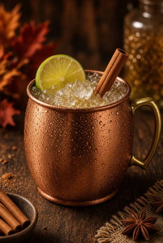 Autumn Harvest Whiskey Mule