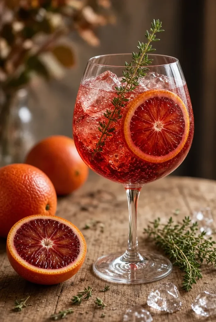 Blood Orange & Thyme Spritz