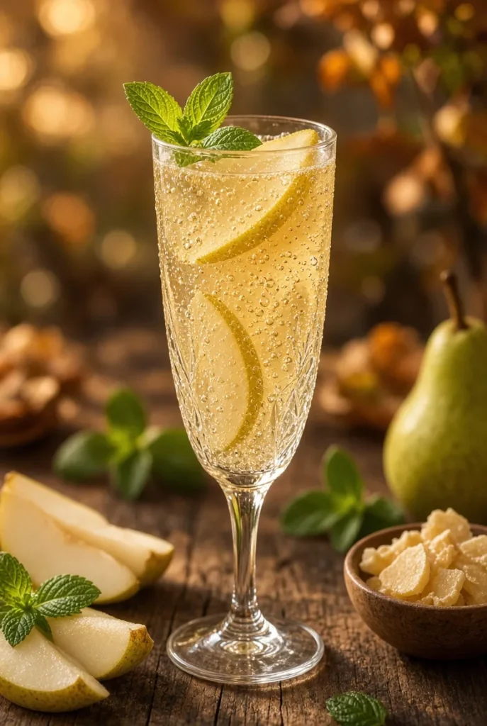Pear & Ginger Prosecco Punch