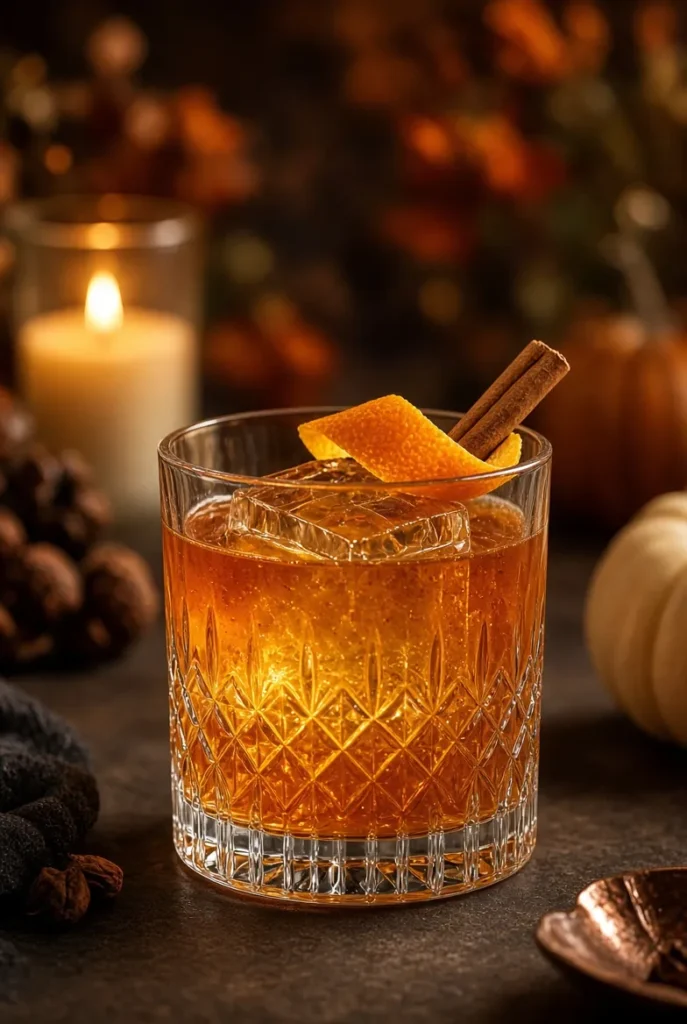 Pumpkin Spice Tequila Old Fashioned