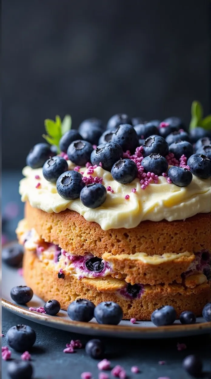 Buttermilk Blueberry Breakfast Cake