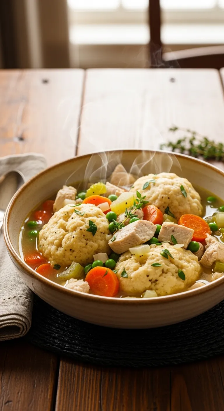 Cozy Chicken and Dumpling Soup