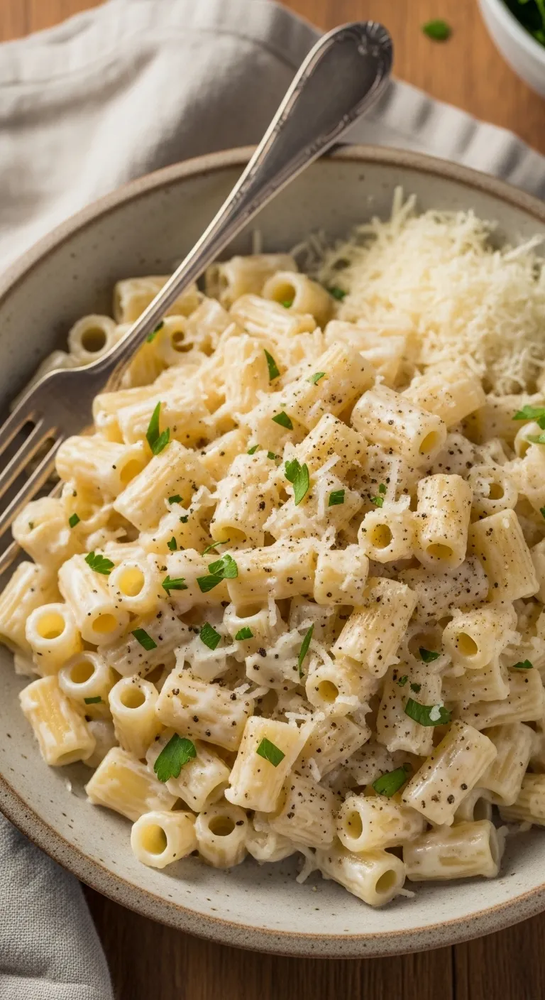 Creamy Parmesan Italian Ditalinie