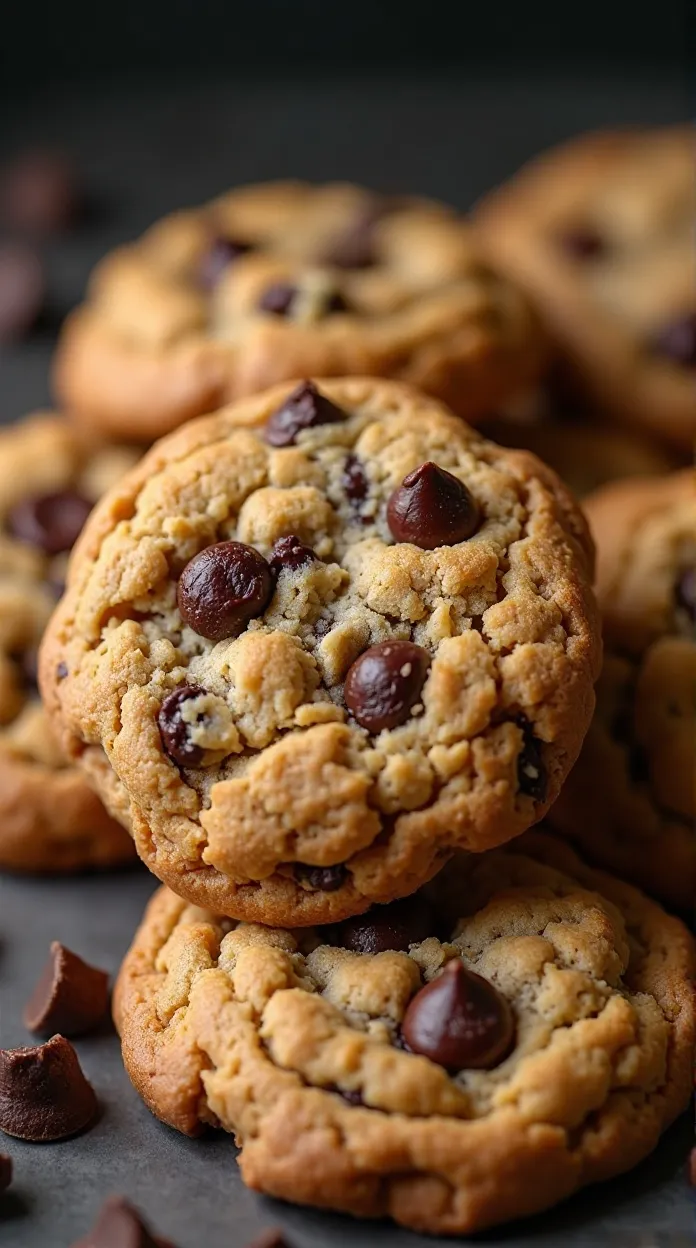 Gooey Sourdough Chocolate Chip Cookies