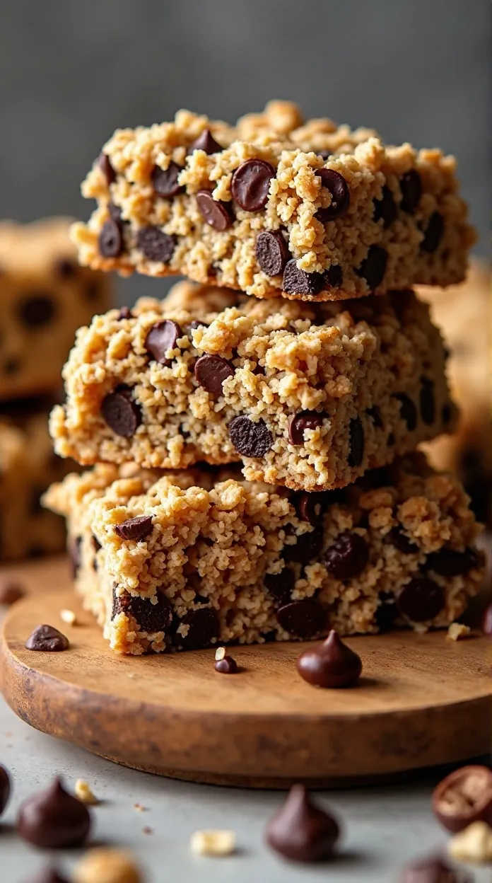 Healthy Chocolate Chip Oatmeal Bars