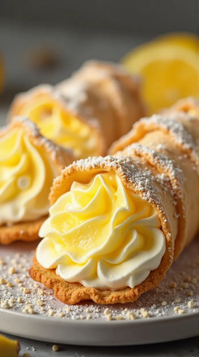 Lemon Meringue Pie Cannoli