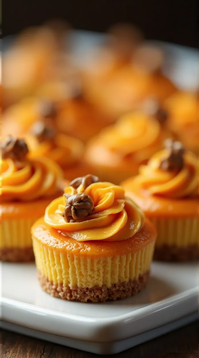 Mini Pumpkin Cheesecakes Recipe