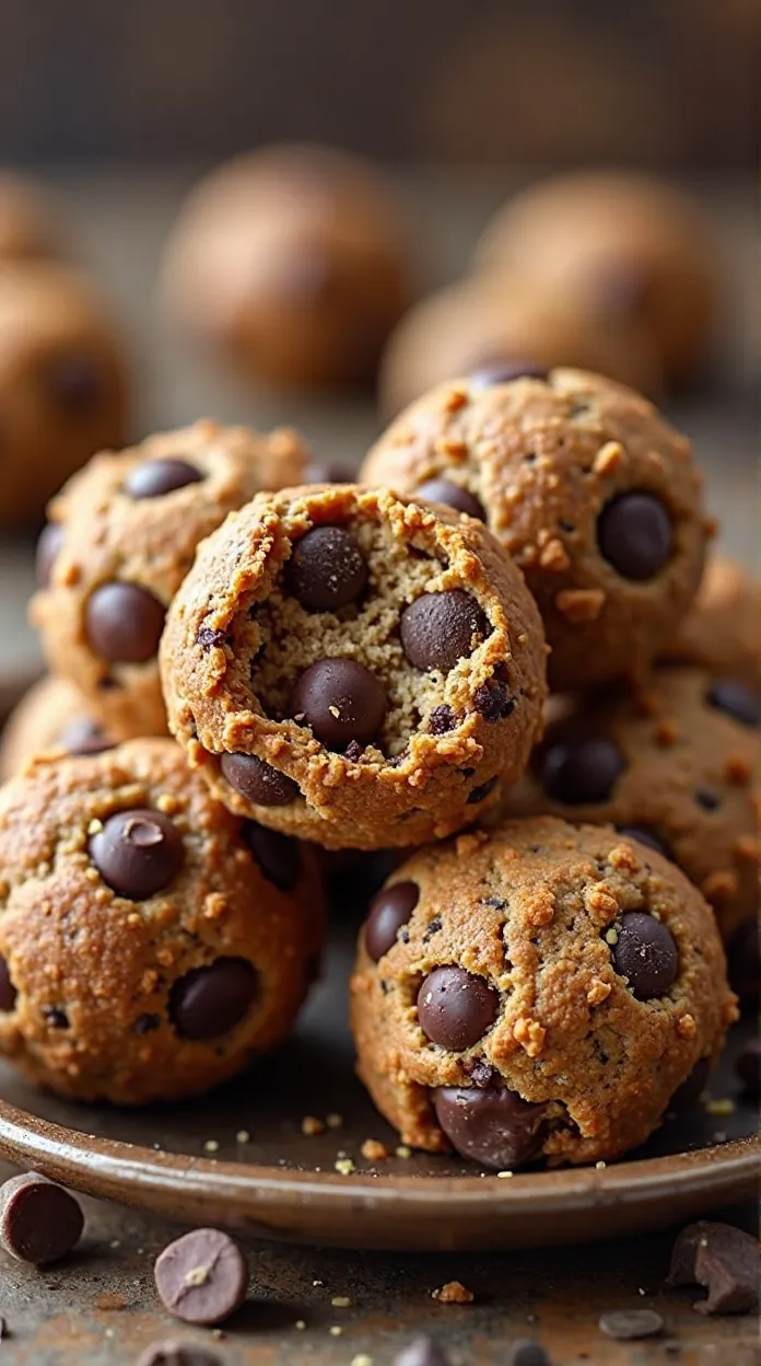 No-Bake Chocolate Chip Cookie Balls
