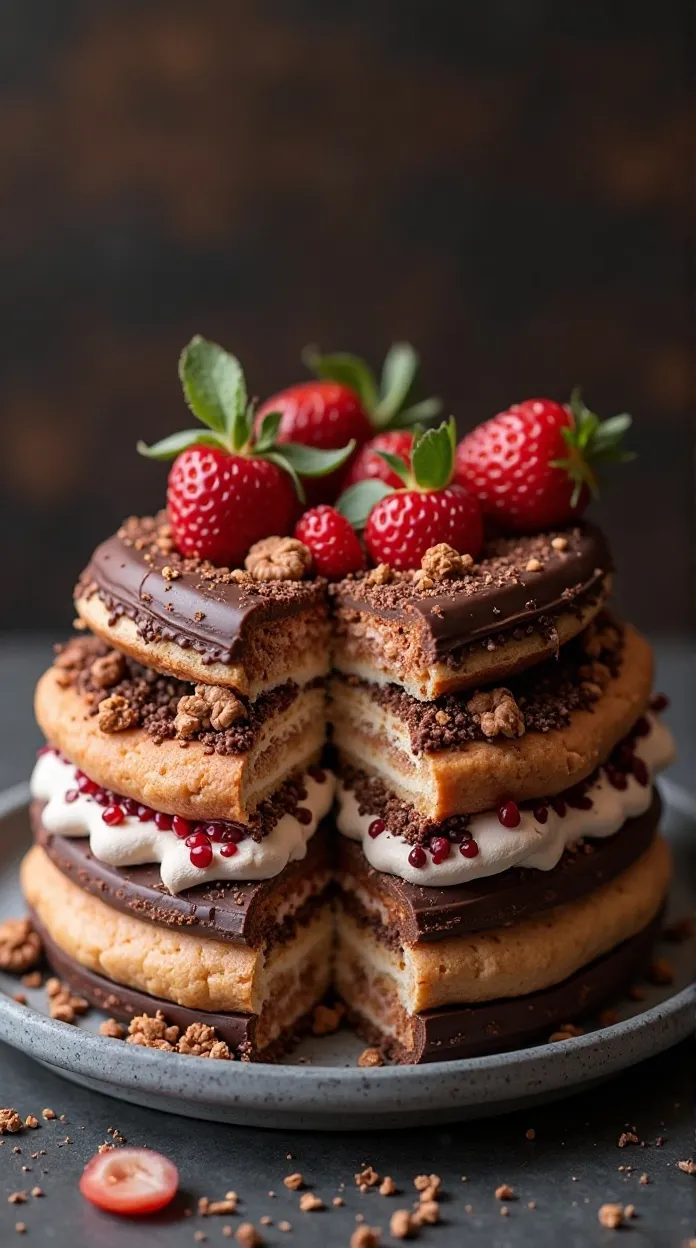 No-Bake Chocolate Eclair Cake