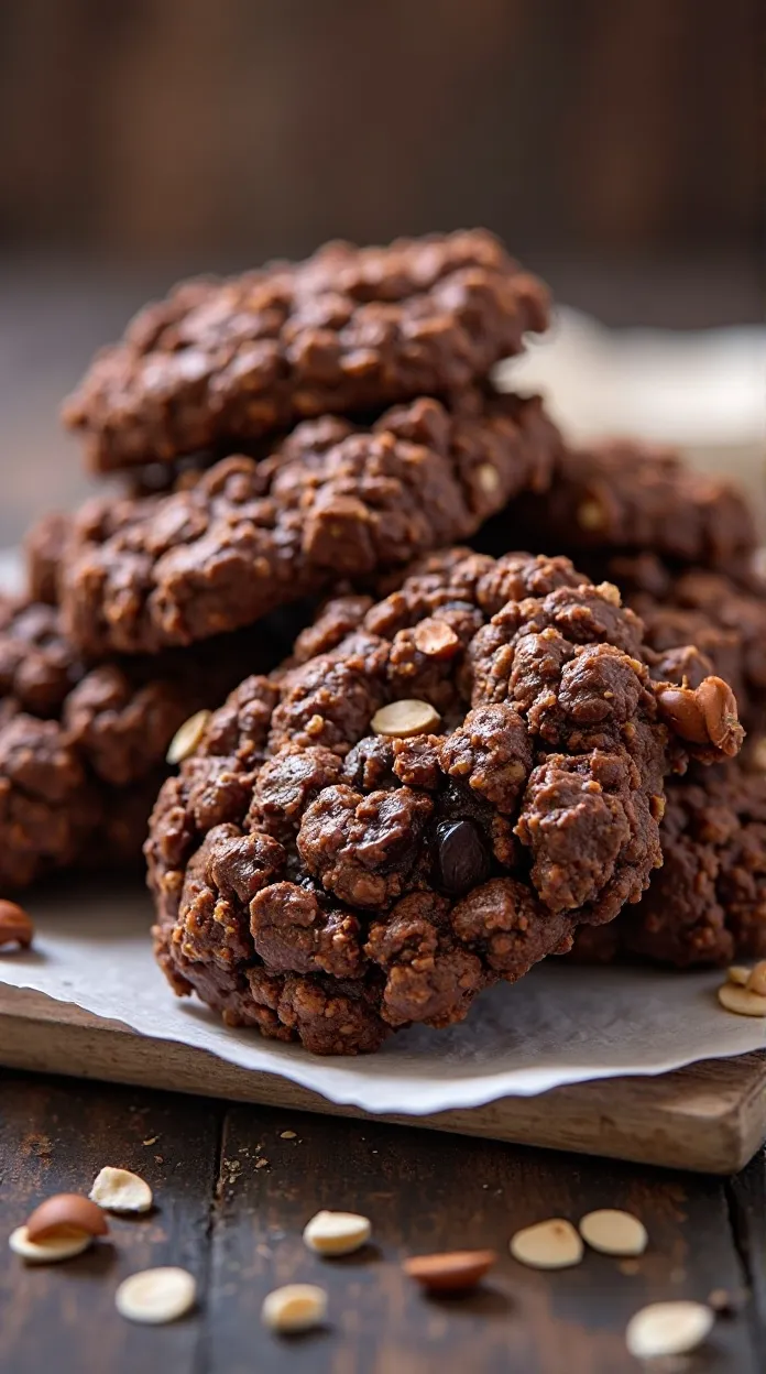 No-Bake Chocolate Oatmeal Cookies