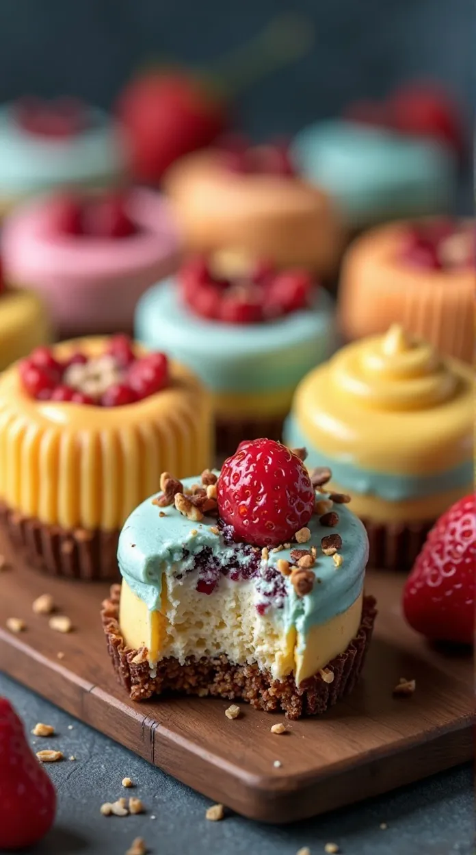 No-Bake Mini Cheesecakes