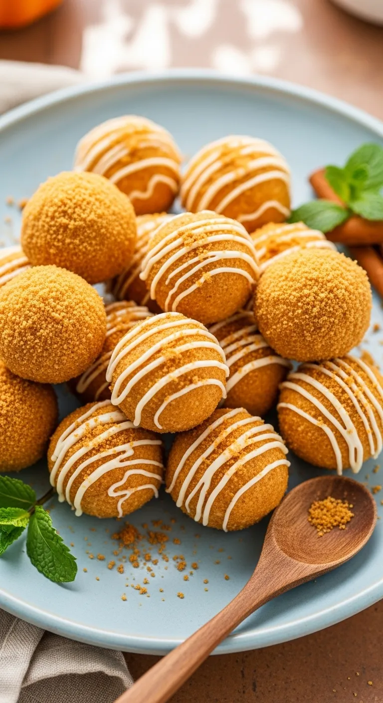 No-Bake Pumpkin Cheesecake Balls