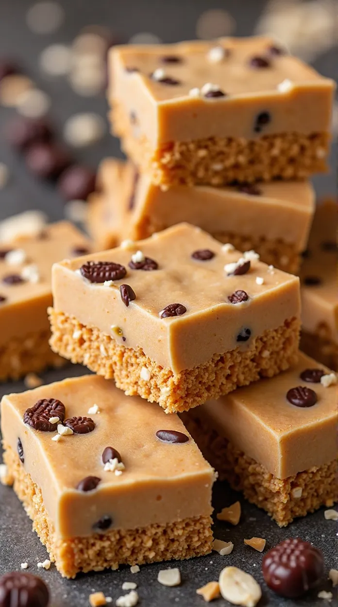 Peanut Butter Yogurt Frozen Bars