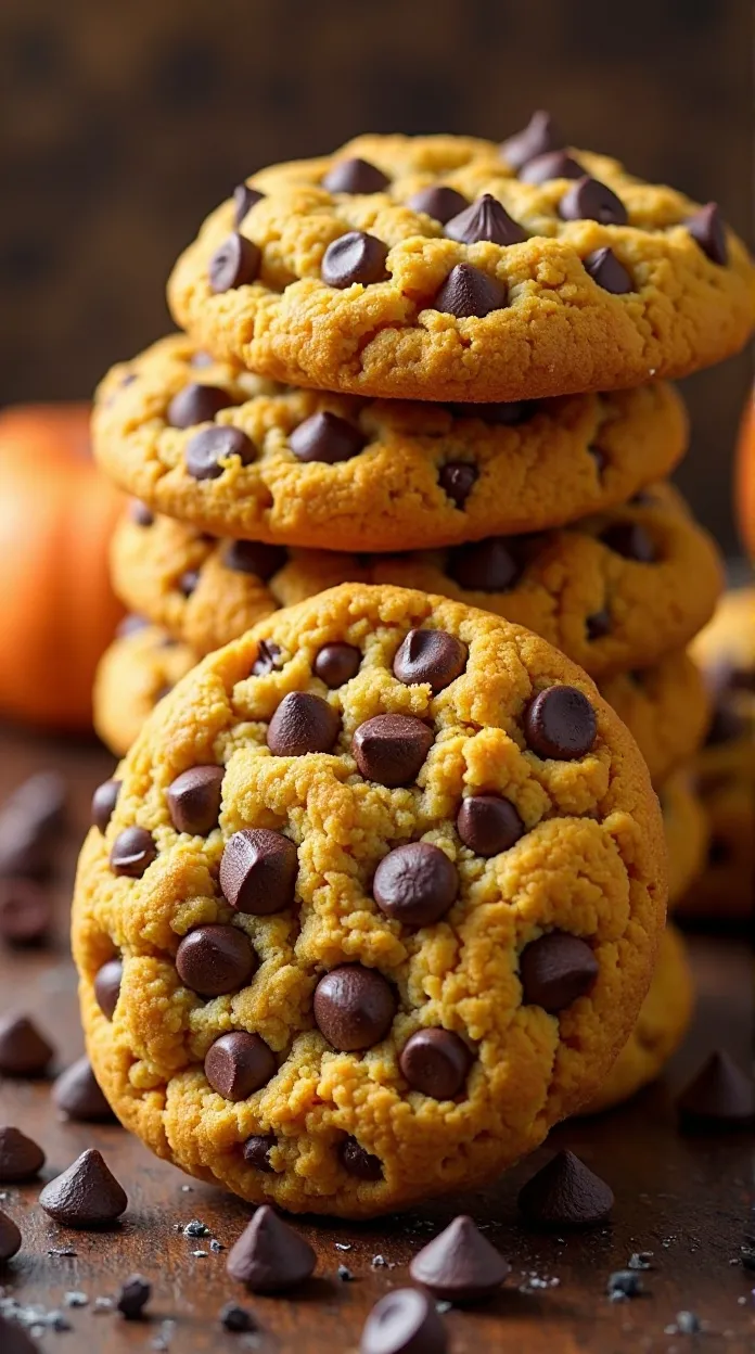 Pumpkin Chocolate Chip Cookies