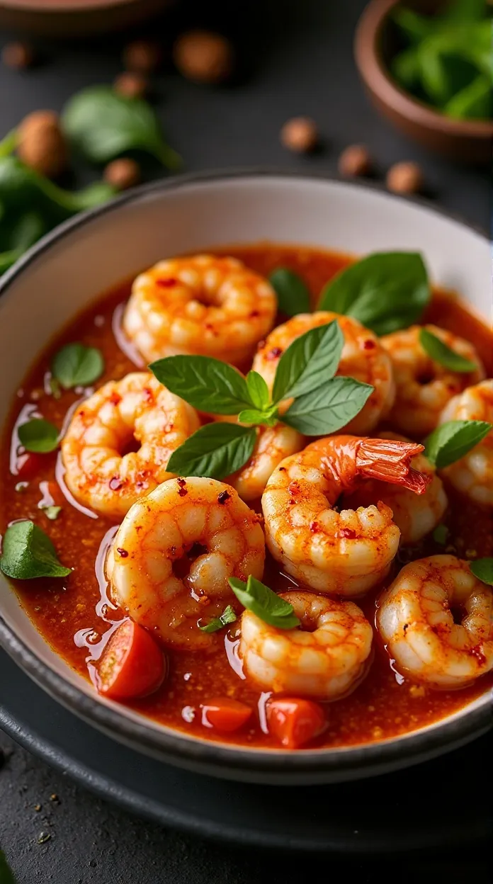 Quick & Spicy Shrimp Soup