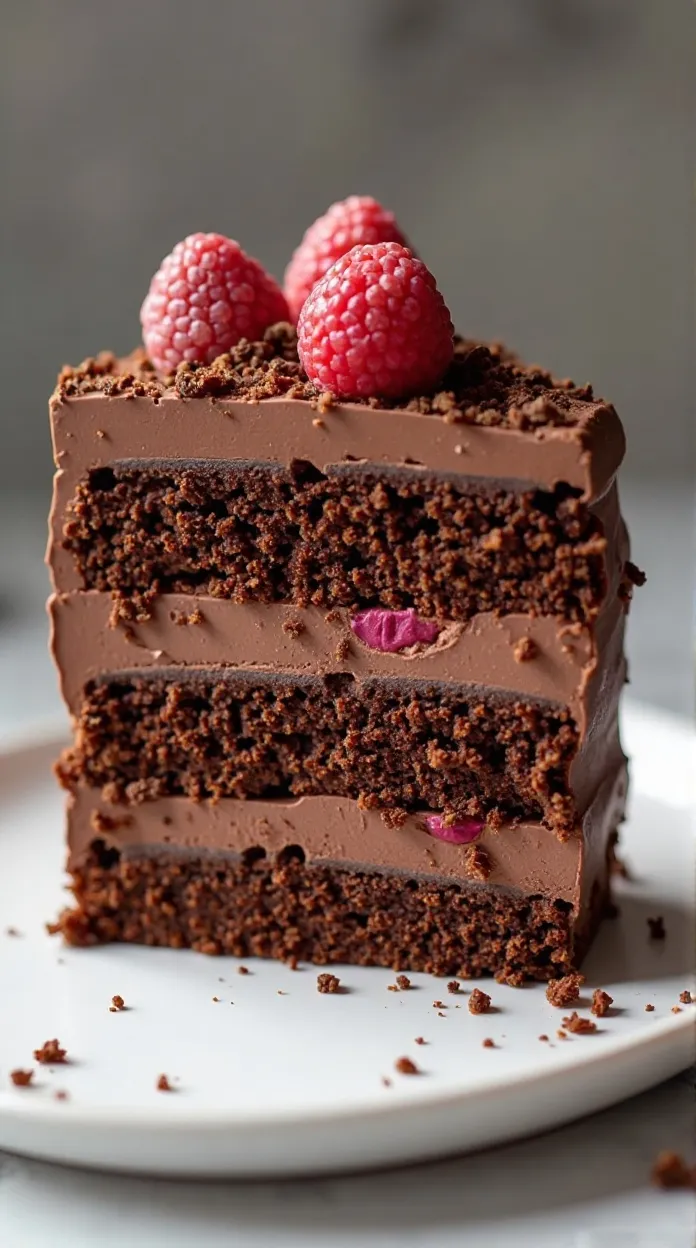 Triple Chocolate Mousse Cake