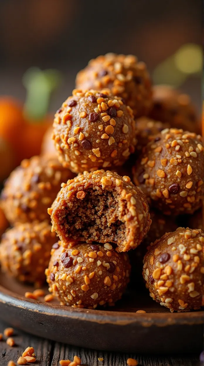 Vegan Pumpkin Energy Balls