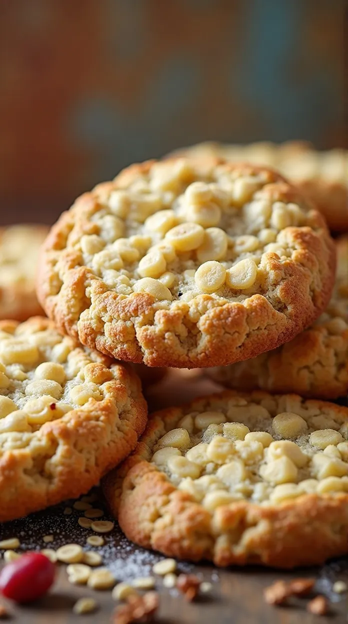 White Chocolate Oatmeal Cookies