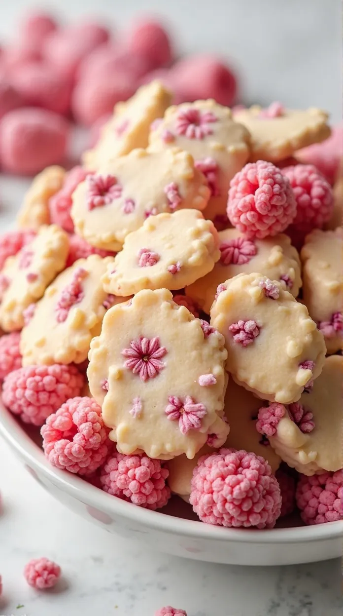 White Chocolate Raspberry Cookies