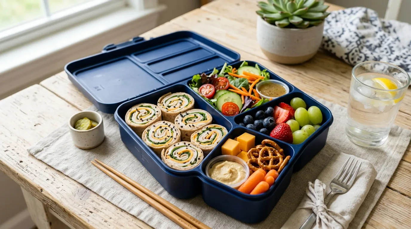 Turkey and Cheese Bento Box